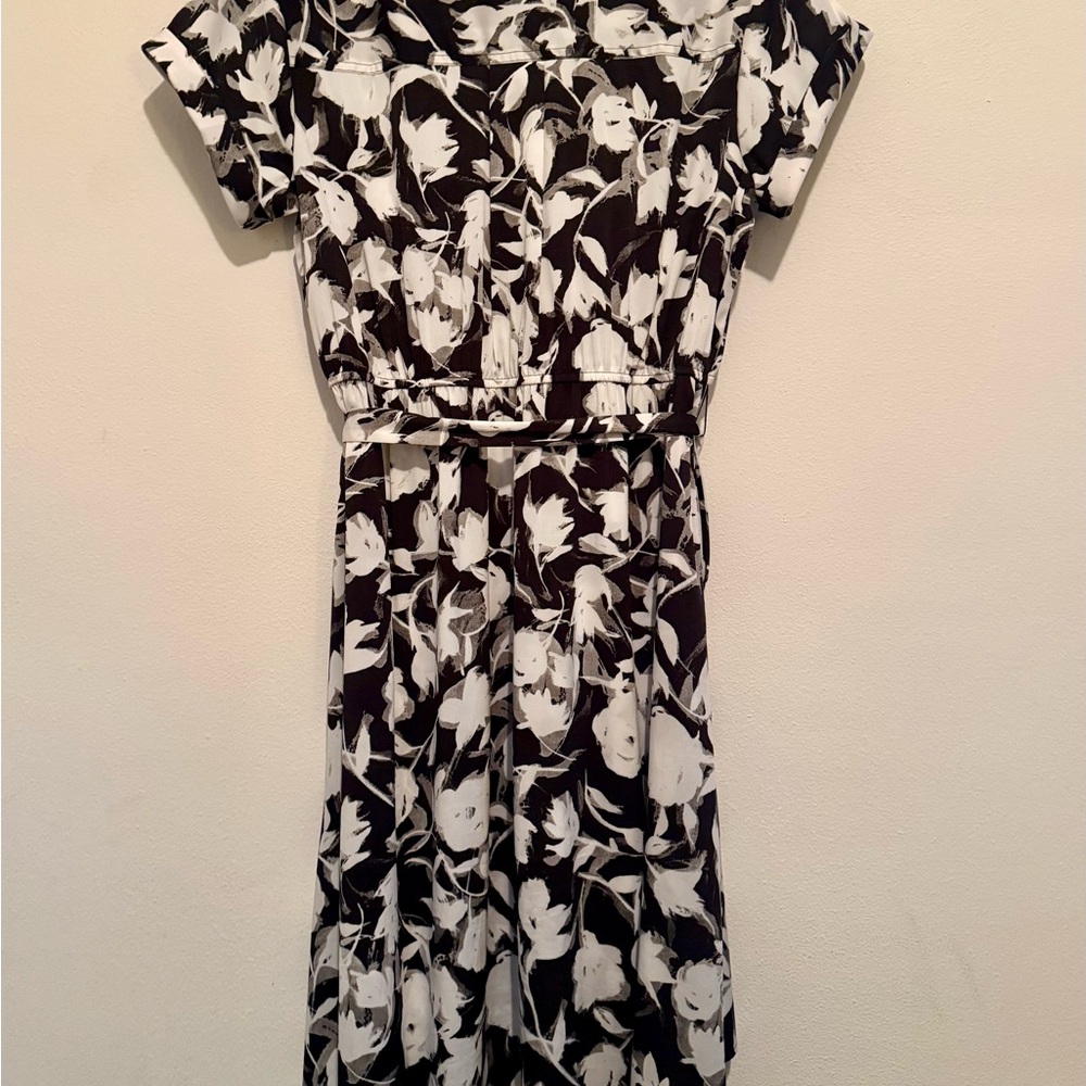 Simply Vera Vera Wang Black & White Floral Dress